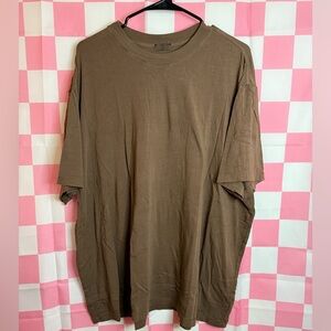 SKIMS Boyfriend Oversized Tee in Umber